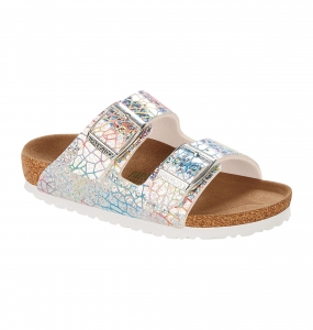 Birkenstock – Arizona MF Flashy Hologram Silver