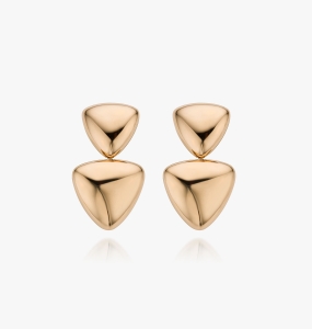 Maison De Greef – Rose gold earrings Freccia