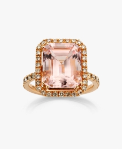 Maison De Greef – Gold ring with pink stone