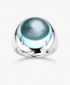 Maison De Greef – White gold ring with blue stone