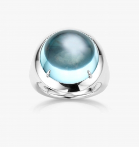 Maison De Greef – White gold ring with blue stone