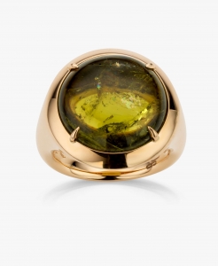 Maison De Greef – Gold ring with green stone