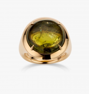 Maison De Greef – Gold ring with green stone