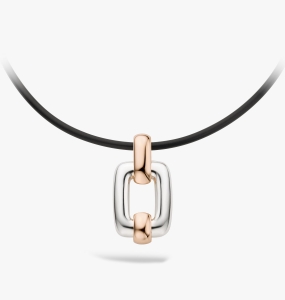 Maison De Greef – Yellow gold and silver necklace