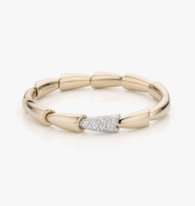 Maison De Greef – White gold bracelet Calla set with brilliants
