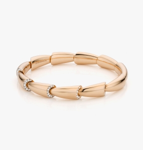 Maison De Greef – Rose gold bracelet Calla set with brilliants